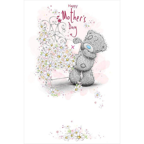 Me To You Bear Tatty Teddy By Flower Stand Mother's Day Card