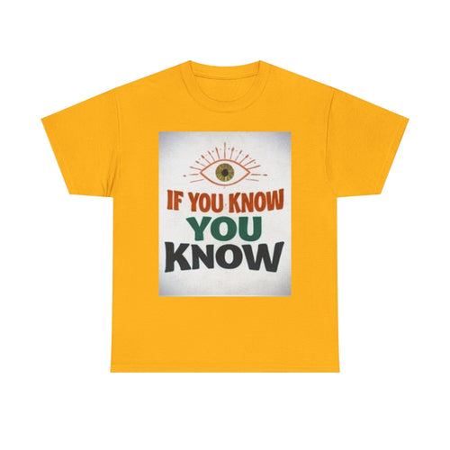 If You Know You Know Retro Eye Tee | Vintage Graphic T-Shirt