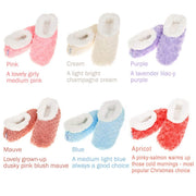 Ladies Super Soft Rose Textured Fur-Like Fabric Snoozies Slippers