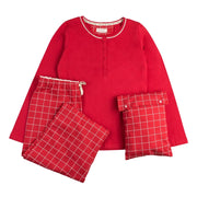 Fairtrade Organic Long Sleeve Pyjama Set with Bag (Patterned)