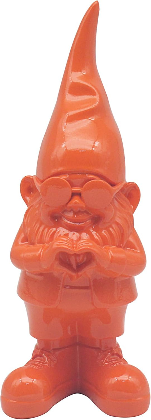 Lesser & Pavey Gnomes Behaving Badly Orange 20cm Figurines Statues For Home Decor | Ideal Ornaments Friendship Gifts For Women & Men | Lovely Table Centerpiece & Living Room Accessories