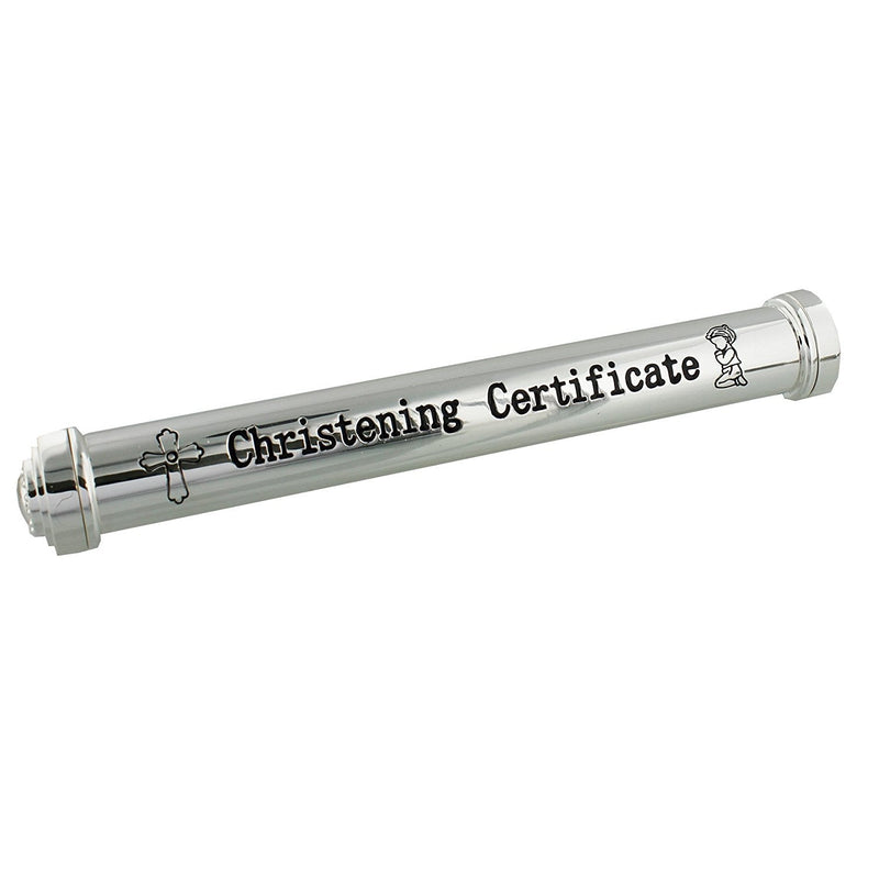 Juliana Silverplated Christening Certificate Holder