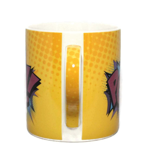 Superhero Comic Style Pow! Fine China Mug