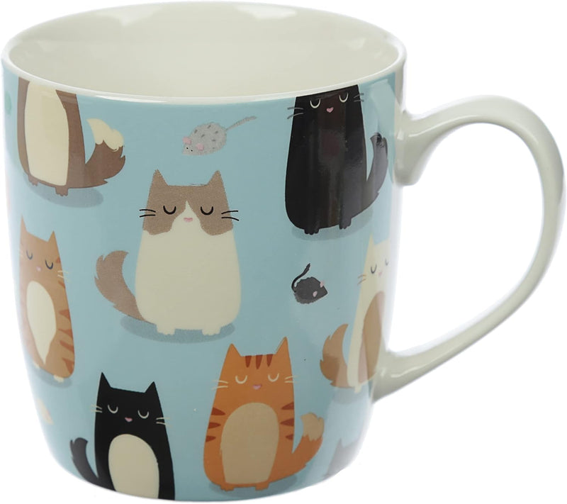 Puckator Feline Fine Cat Porcelain Tea Coffee Mug