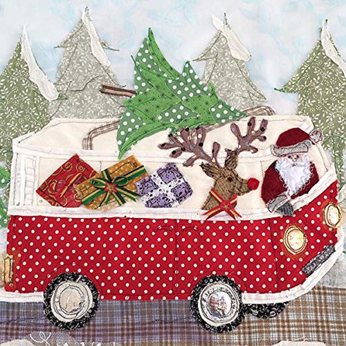 Abigail Mill Santa Square Tray