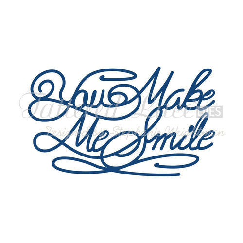 Tattered Lace You Make Me Smile D435 Stephanie Weightman Free