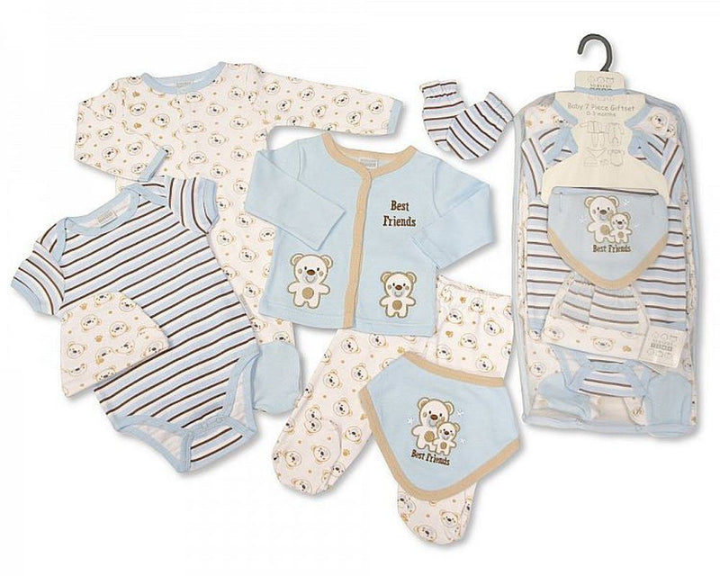 Baby Boys 7 Pieces Mesh Set - Best Friends