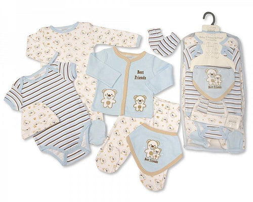 Baby Boys 7 Pieces Mesh Set - Best Friends