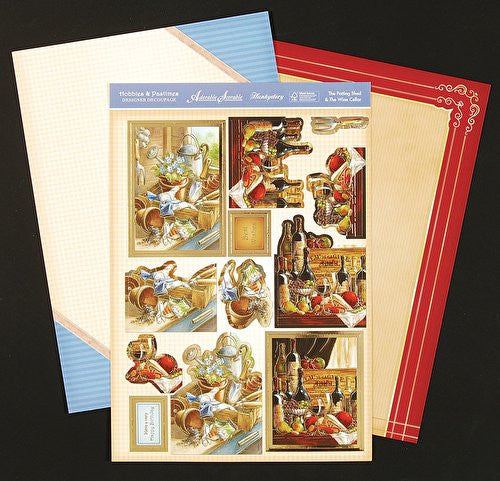 hunkydory adorable scorable designer decoupage hobies & pastimes