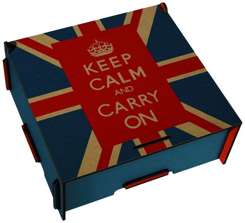 KEEP CALM Wooden Storage Box