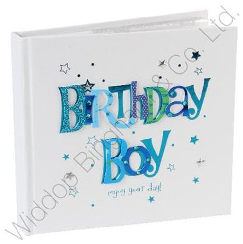 Talking Pictures Fanfare Collection 4" x 6" Photo Album - Birthday Boy