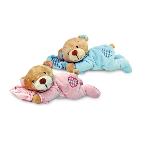 Nursery Bear with Pillow PINK soft toy