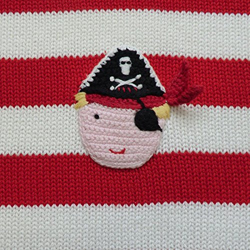 pirate pram blanket 65cm x 75cm