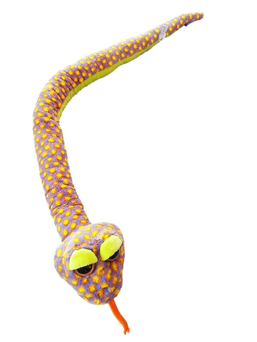 Keel Toys 100 cm Sparkle Eyes purple and Orange Spot