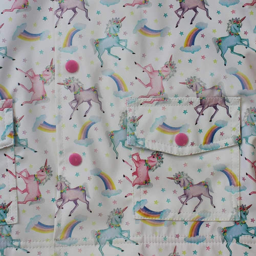 Powell Craft Unicorn Print Raincoat