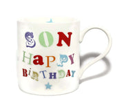 Son Happy Birthday China Gift Mug
