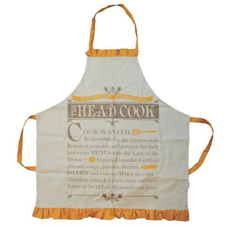 Head Cook Wanted Cotton Apron