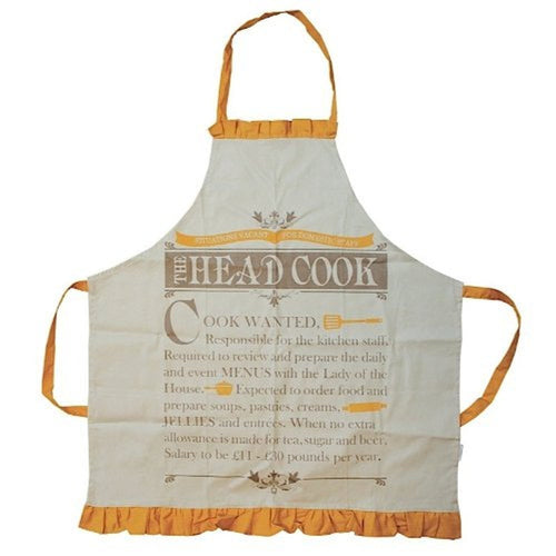 Head Cook Wanted Cotton Apron