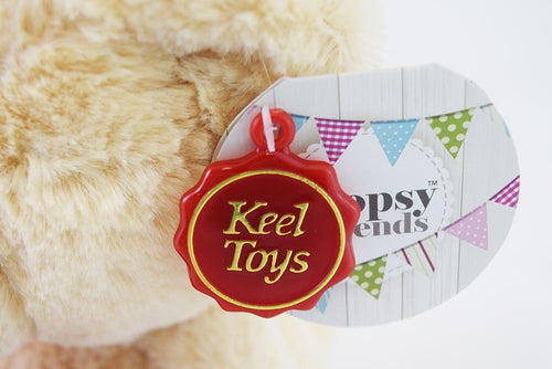 Love You Heart Teddy Bear Cream Valentines Day Soft Toy Cute Love Gift Present