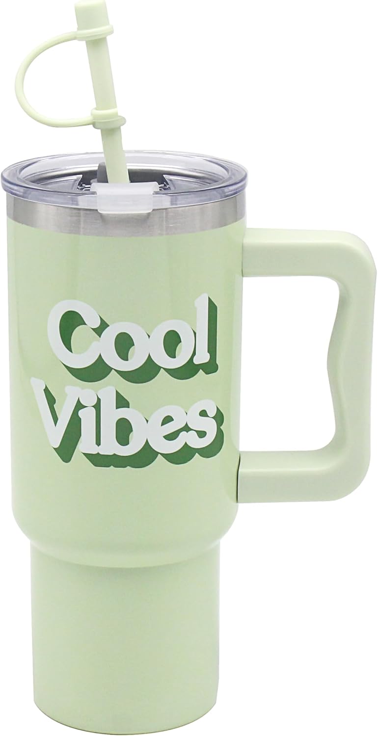 Cool Vibes Drinks Cup 700ml for Hot & Cold Drinks | Durable Coffee Cups for Home & Office | Comfortable & Easy-to-Hold Coffee Mugs for Beverages & Daily Use