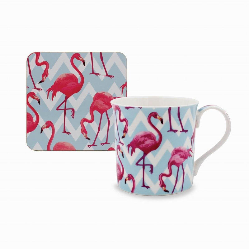 Lesser & Pavey Mug &Coaster, Mulitcoloured, One Size
