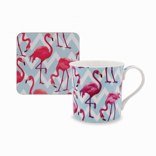 Lesser & Pavey Mug &Coaster, Mulitcoloured, One Size