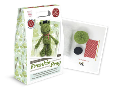 The Crafty Kit Co. Crochet Kit-Frankie Frog