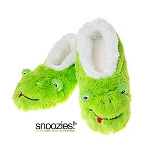 Childrens Animal Snoozies Soft Sherpa Fleece Fluffy Slippers