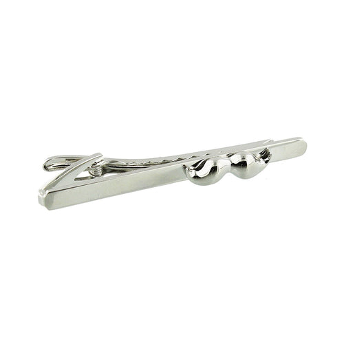 Moustache Collection 7cm Tie Pin - Silver