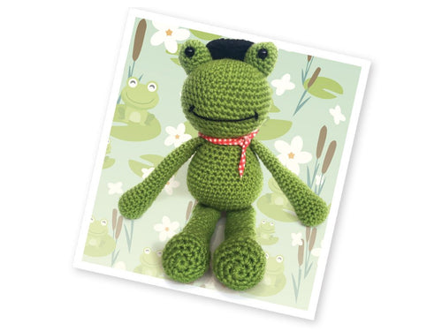 The Crafty Kit Co. Crochet Kit-Frankie Frog