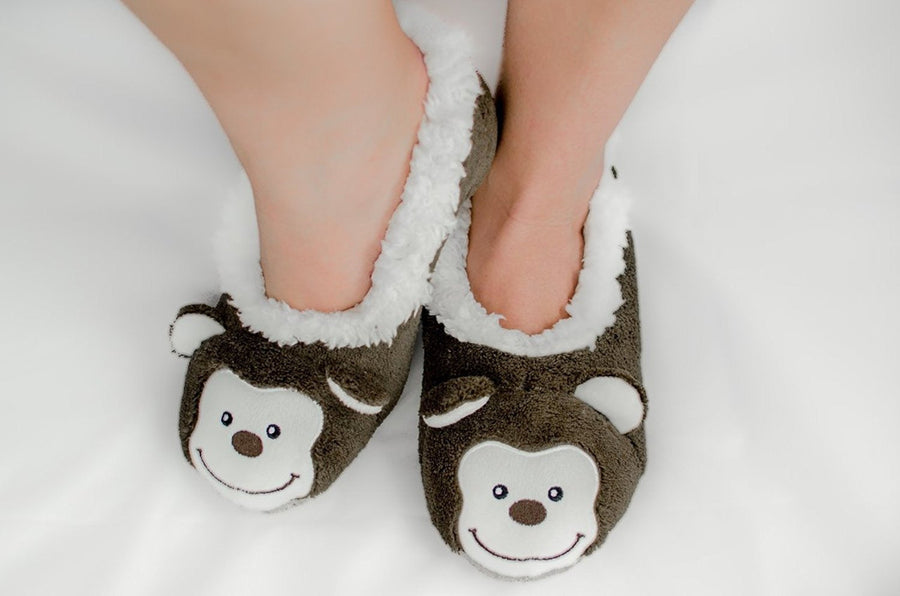 Ladies Animal Snoozies Slippers - Size UK Ladies 3-4