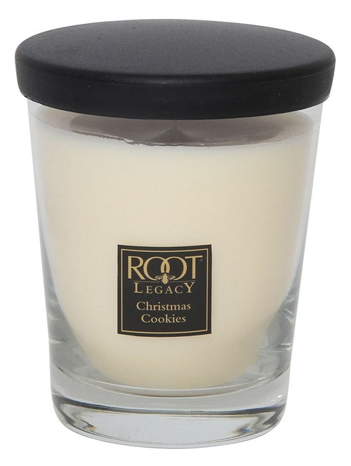Root Candles large Veriglass Holiday Christmas Cookie Candle, Wax, White