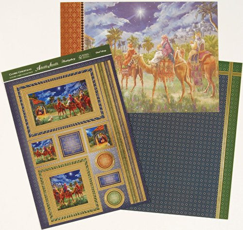 hunkydory adorable scorable luxury card collection classic christmas glad tiddings