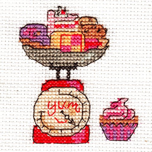 DMC Happiness Is ... All Things Yummy Mini Cross Stitch Kit
