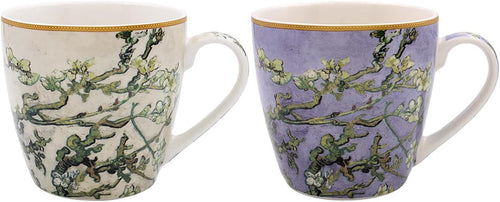 Lesser & Pavey Van Gogh Almond Blossom Breakfast Ceramic Mug Set of 2