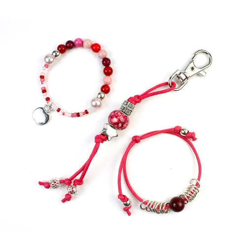 Pippin Kits Berries Trio Jewellery Making Pippin Kit in Raspberry