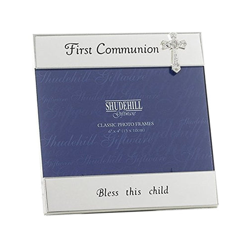 Silver Message Band Photo Frame 6x4 Communion