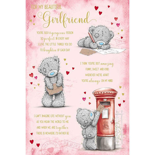 Girlfriend Poem Me to You Bear Valentines Day Card …