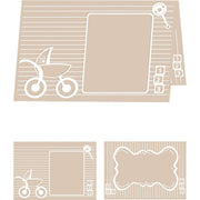 Craftwell USA Baby Blocks Embossing Folder, 8.27 by 11.69-Inch