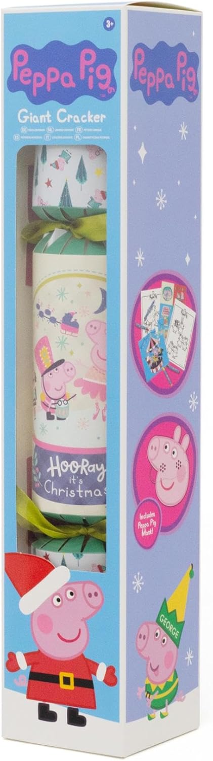 Giant Peppa Pig Christmas Cracker | Children Extra Large Xmas Cracker - 55cm