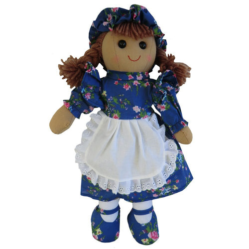 blue floral ragdoll small
