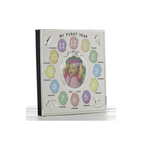 Two Tone My First Year Album Large - Silver Plated LARGE Album 72 Photo