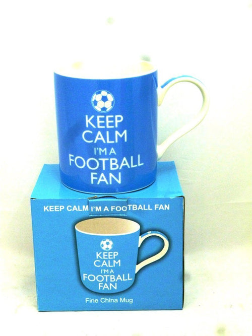 Keep Calm I'm A Football Fan (light blue)