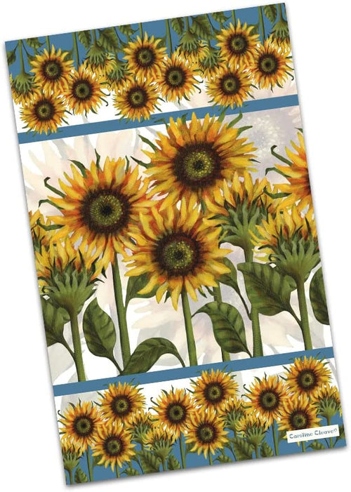 Caroline Cleave Cotton Tea Towel Printed in the UK