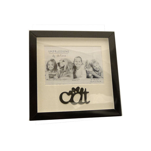 Shadow Box Cat 5x3.5 Photo Frame