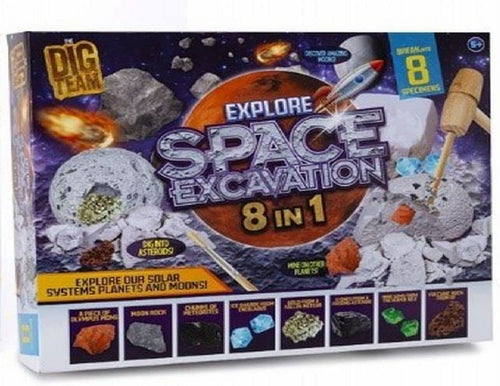 Dig Team 8 In 1 Explore Space Excavation Kit