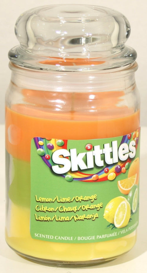 Citrus Scented Triple Poured Skittle Candle - 16oz Candle