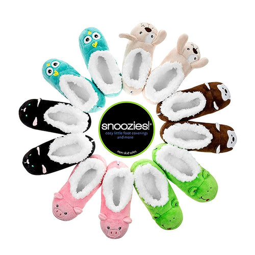 Ladies Animal Snoozies Slippers - Size UK Ladies 3-4