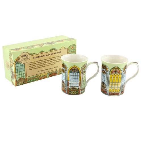 Leonardo LP92365A Stained Glass "Window" Mug, Set of 2