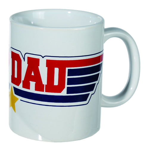 Out of the blue/78 8239 Stoneware Mug, Top Dad 10 x 8 CM